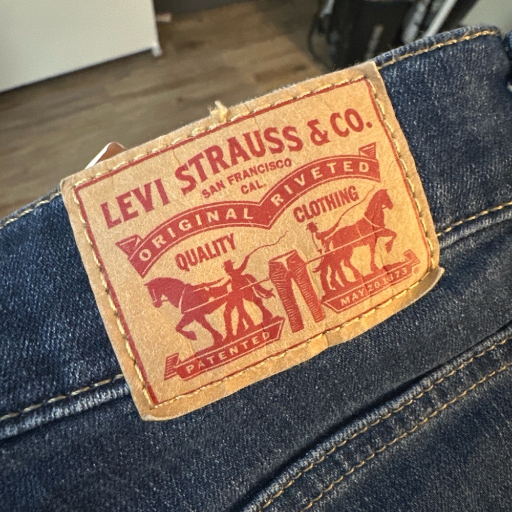 Levi's Dark Blue Denim Jeans